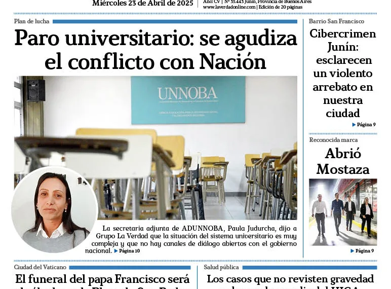 Miercoles 23 de abril de 2025