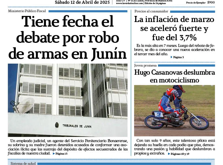 Sabado 12 de abril de 2025