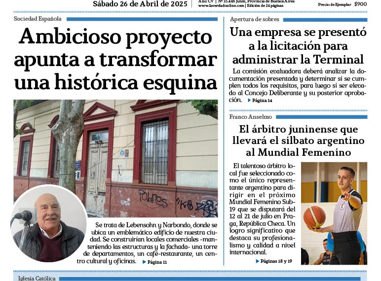 Sabado 26 de abril de 2025