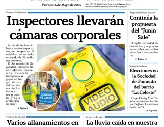 Viernes 16 de mayo de 2025