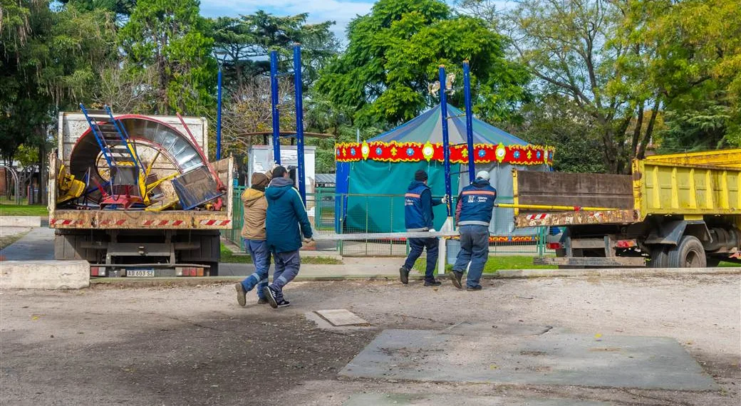 Trabajos de revalorización de la «Plaza de los Niños»