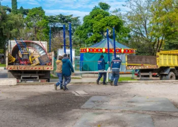 Trabajos de revalorización de la «Plaza de los Niños»