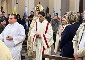 Gentile participó del tradicional Te Deum en Nueve de Julio