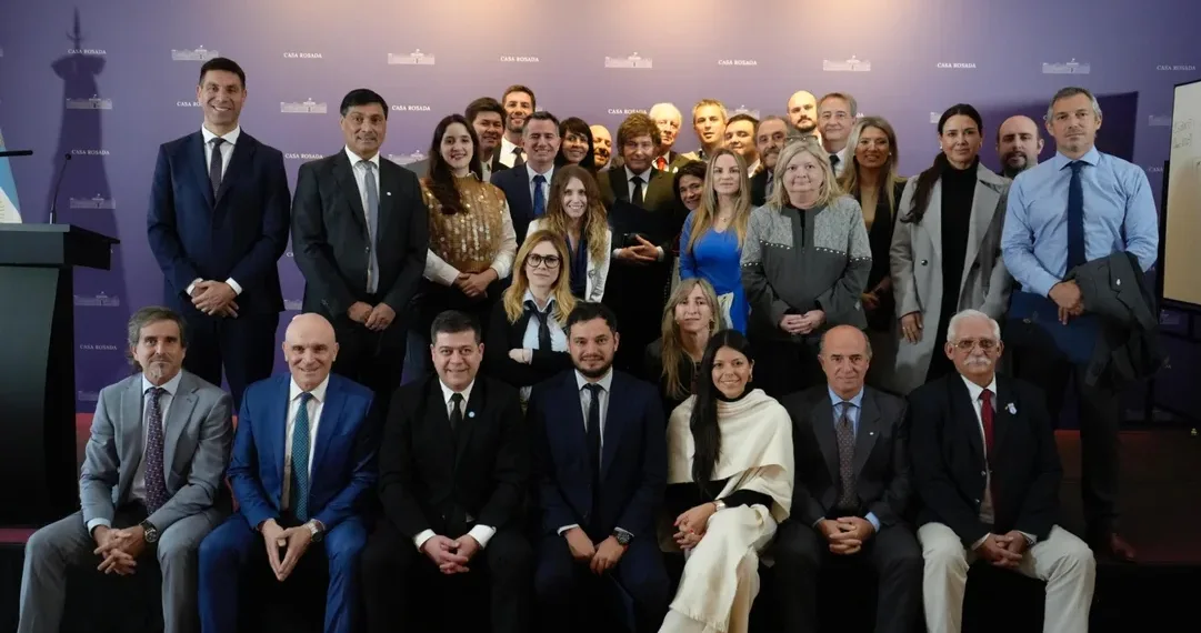 Milei brindó una charla de economía a diputados de La Libertad Avanza