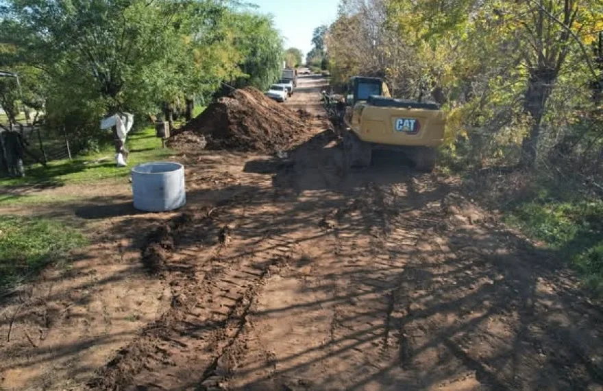 Alberti terminará la construcción de un colector cloacal