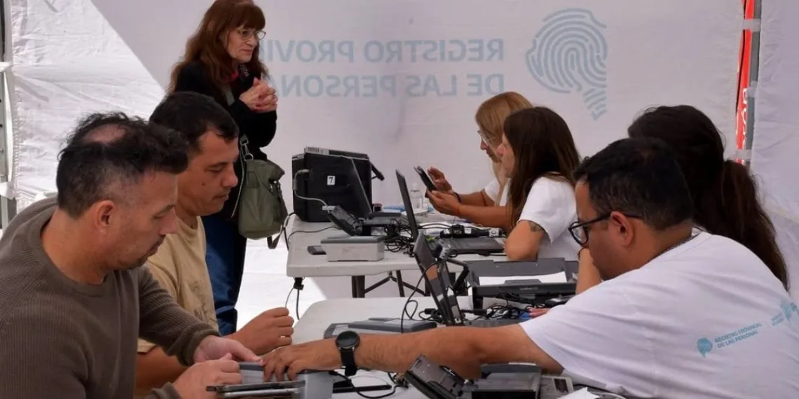 Desde hoy, el Registro de las Personas realiza documentos en todas las localidades de Rivadavia