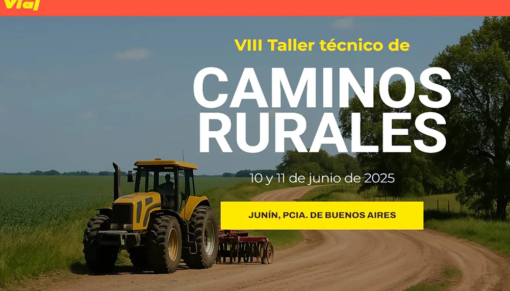Se realizará en Junín el VIII Taller Técnico de Caminos Rurales