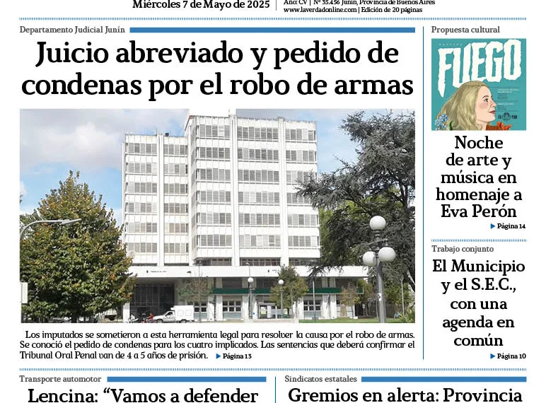 Miercoles 7 de mayo de 2025