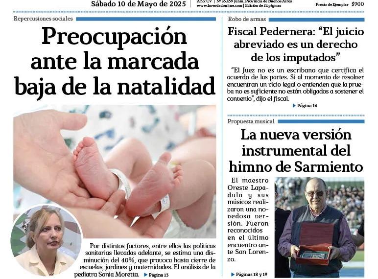 Sábado 10 de mayo de 2025