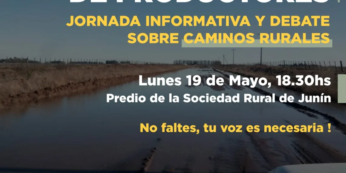 Entidades rurales convocan a asamblea de productores por la red vial