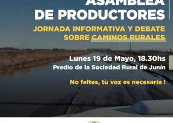 Entidades rurales convocan a  asamblea de productores por la red vial