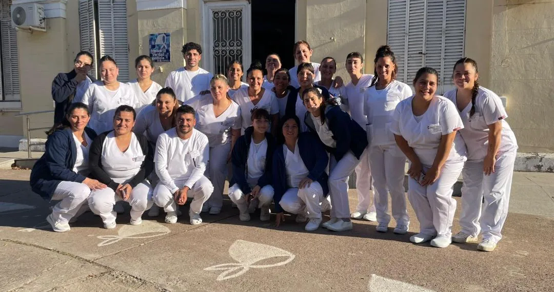 Estudiantes de Enfermería de ATSA Junín comenzaron sus prácticas en el Hospital Piñeyro