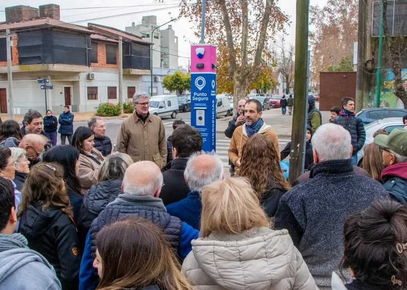 Junín ya cuenta con el 10° Punto Seguro y Petrecca destacó la inversión en seguridad