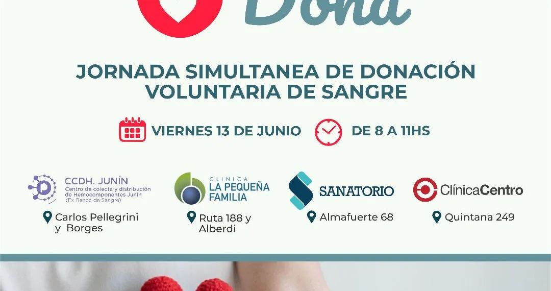 Campaña «Junín Dona Sangre»