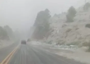 Con la llegada del invierno, nevadas en la provincia de Buenos Aires