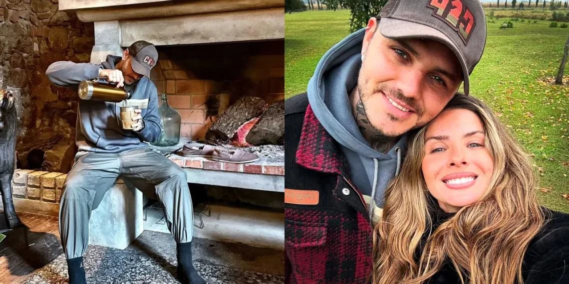 Mauro Icardi mostró cómo paso el Día del Padre junto a la China Suárez