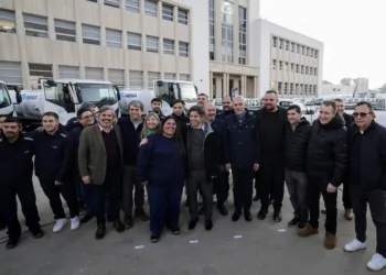 Kicillof recorrió la obra de la nueva planta  potabilizadora para la Región Capital