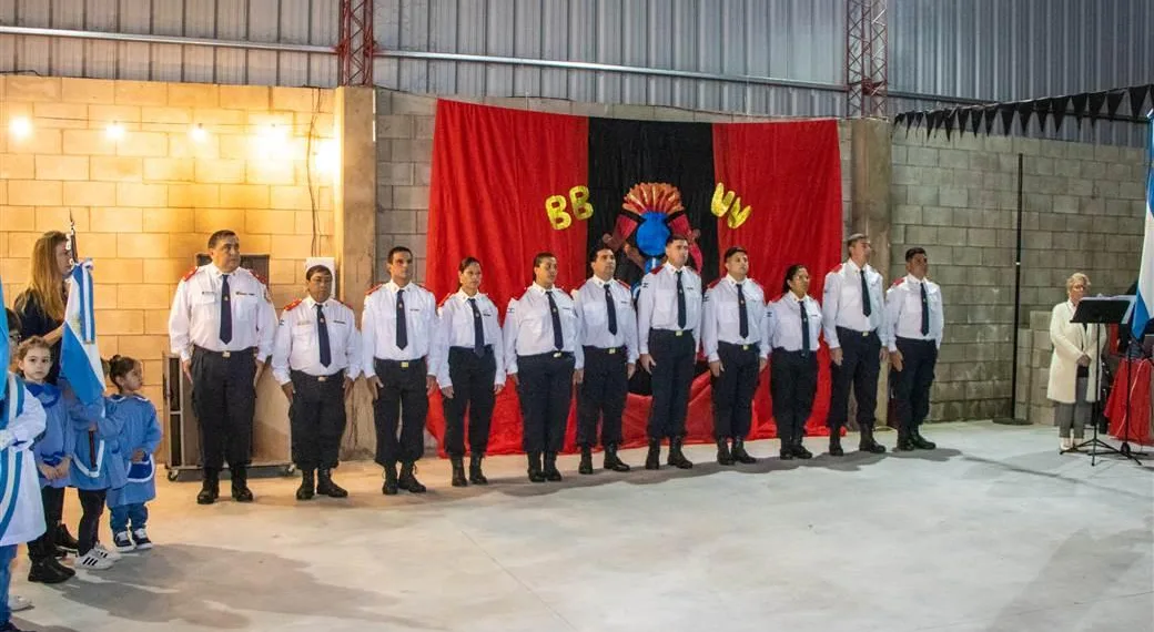 Emotivo homenaje a los Bomberos Voluntarios de Morse en su día