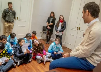 Estudiantes de la Escuela N°29 visitaron el Palacio Municipal en una nueva jornada educativa y turística
