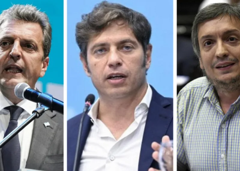 Kicillof, Massa y Máximo acordaron en La Plata presentar a los candidatos más “competitivos”