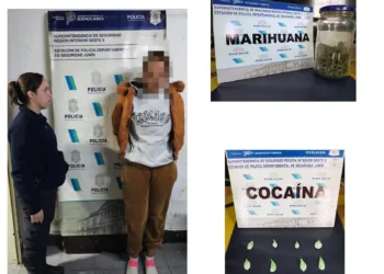 Secuestro de marihuana y cocaína en barrio Los Totoreros