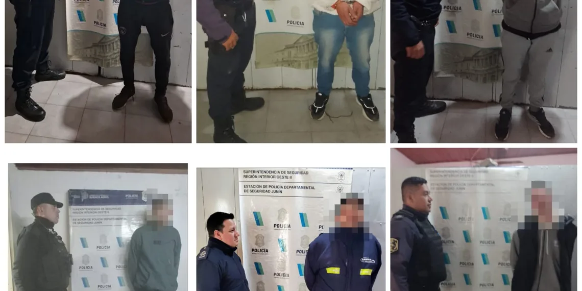 Aprehendidos, motos recuperadas y droga incautada