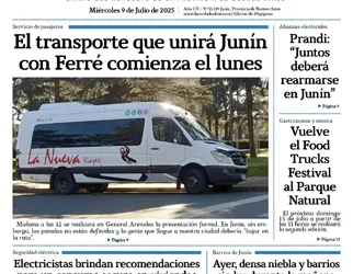 Miercoles 9 de julio de 2025