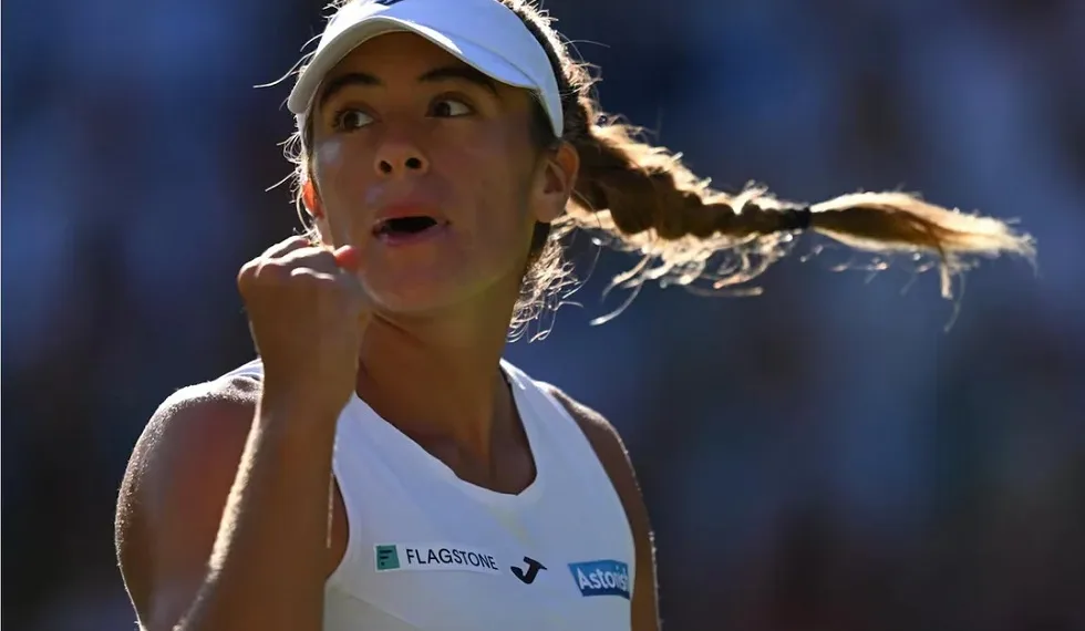 Sierra eliminó a Boulter y accedió por primera vez a la  tercera ronda de un Grand Slam