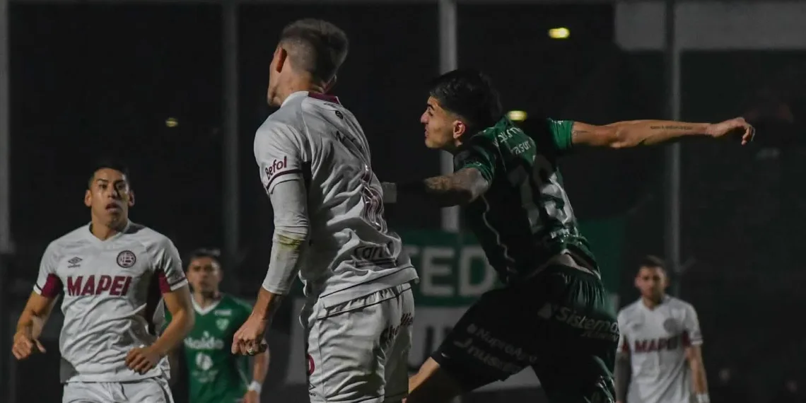 Sarmiento sufrió la primera derrota del Clausura: 2-0 en Junín ante Lanús