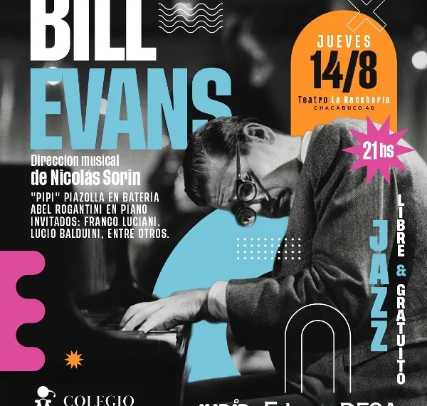 Evento de Jazz en homenaje a Bill Evans, en el Teatro La Ranchería