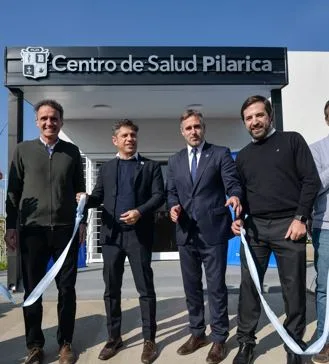 Kicillof inauguró el nuevo edificio de la Escuela Secundaria N° 14 en Presidente Derqui