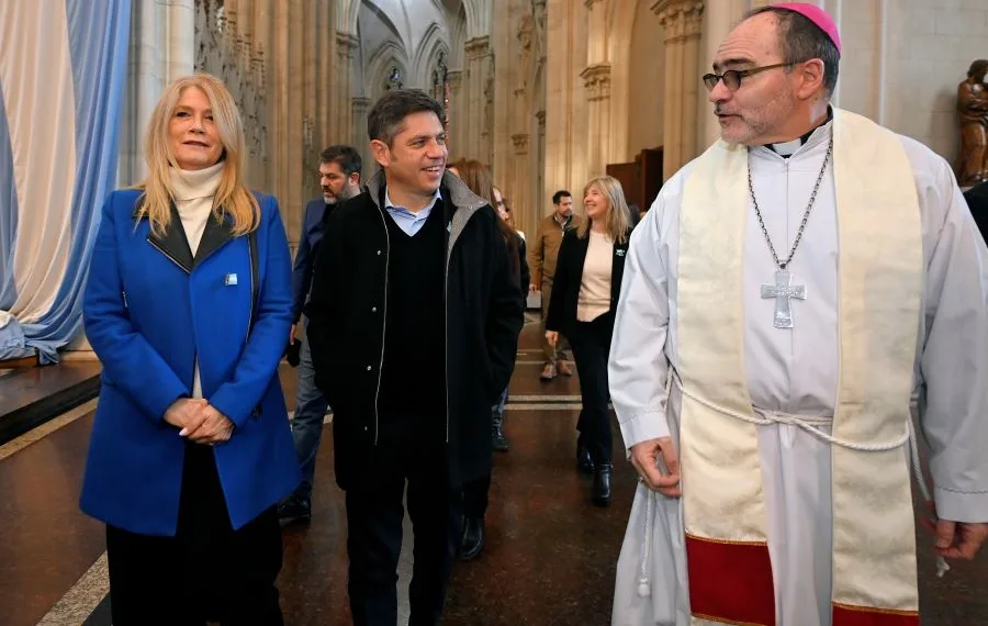 Kicillof participó del Tedeum en la Catedral de La Plata