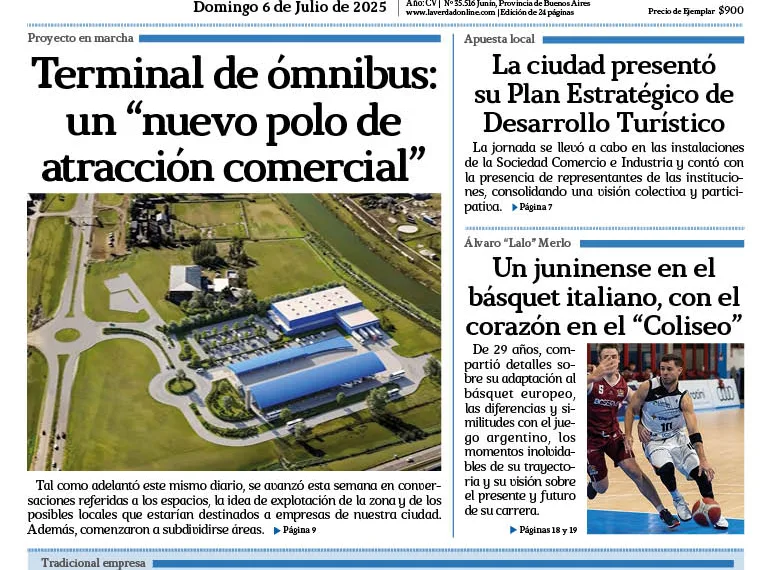 Domingo 6 de julio de 2025