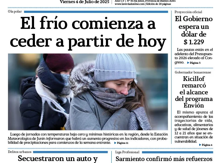 Viernes 4 de julio de 2025