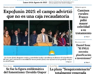 Lunes 18 de agosto de 2025