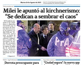 Martes 26 de agosto de 2025