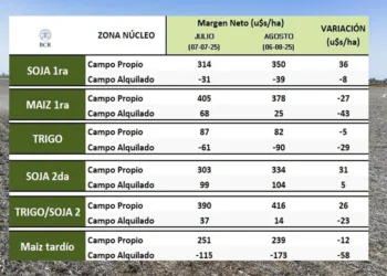 Cómo vienen los márgenes agrícolas post rebaja de retenciones