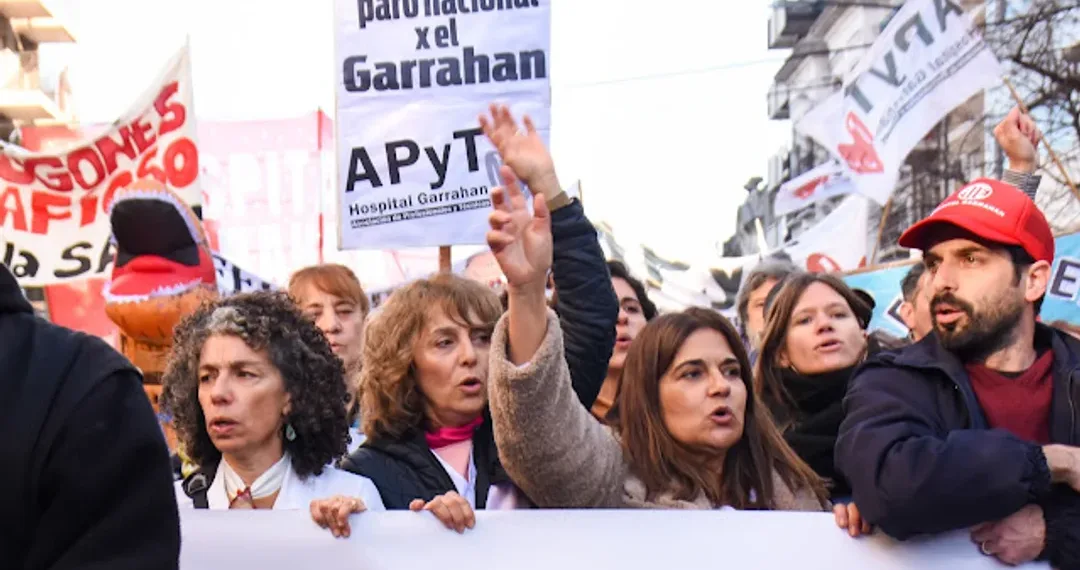 Los trabajadores del Garrahan realizan este miércoles un nuevo paro con movilización