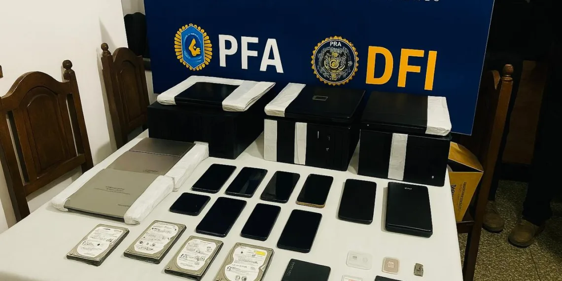 Allanamiento en Pergamino por grooming y distribución de material de abuso sexual infantil