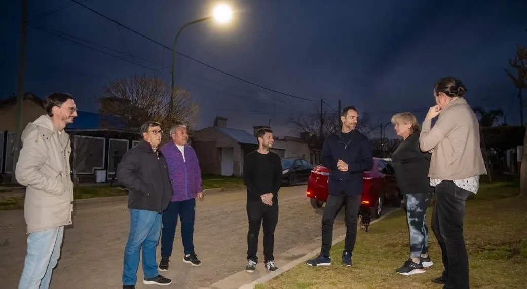 Petrecca destacó el avance del Plan de Reconversión Lumínica
