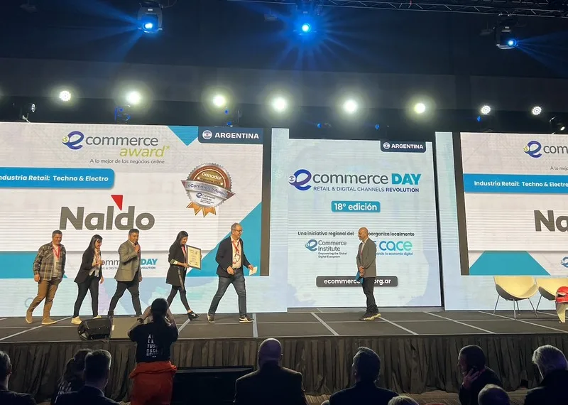 Naldo, finalista y protagonista del eCommerce Day Argentina 2025