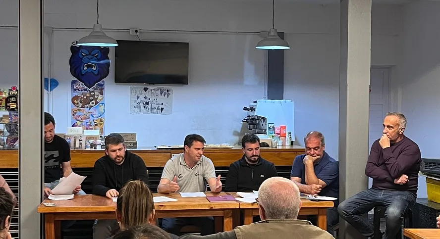 Germán Lambrisca volvió a la presidencia de Argentino