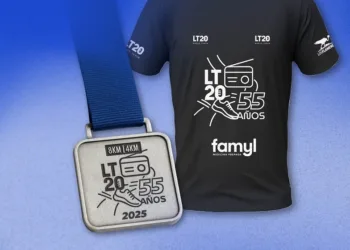 La preparación de un runner para la carrera por los 55 años de LT20 Radio Junín