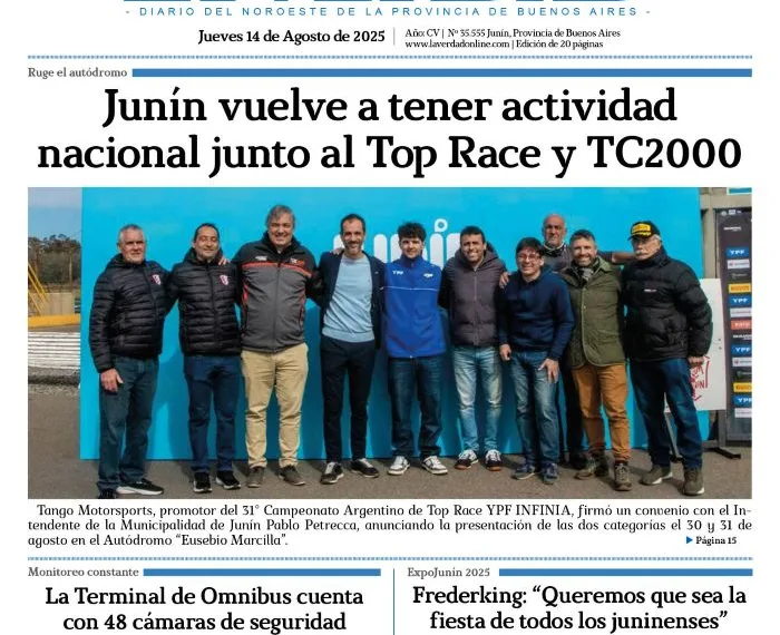 Jueves 14 de agosto de 2025