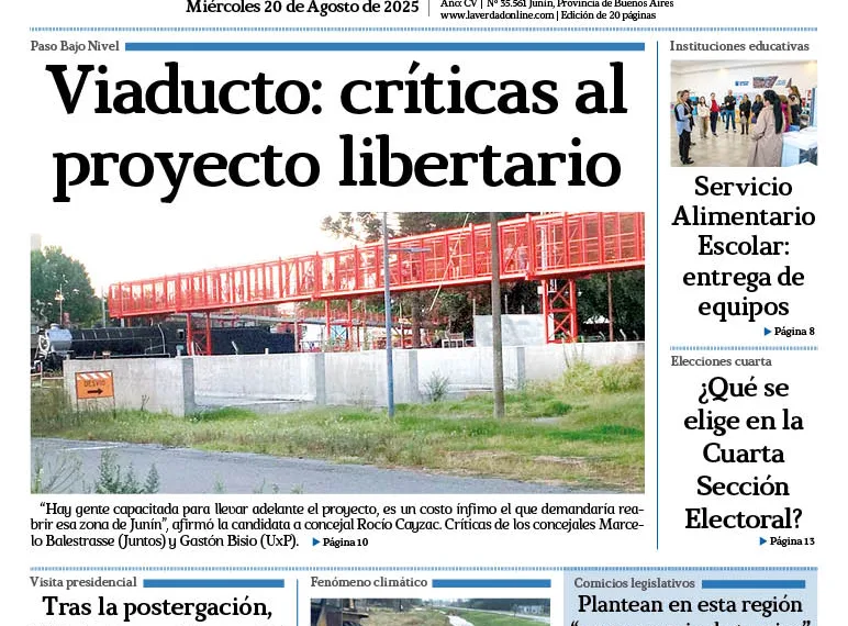 Miércoles 20 de agosto de 2025