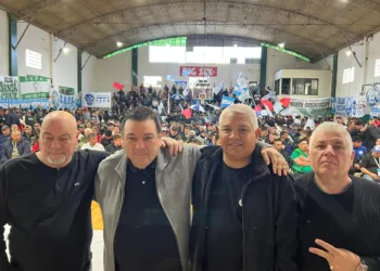 Estibadores portuarios cerraron su Congreso Extraordinario con un masivo acto en Bahía Blanca