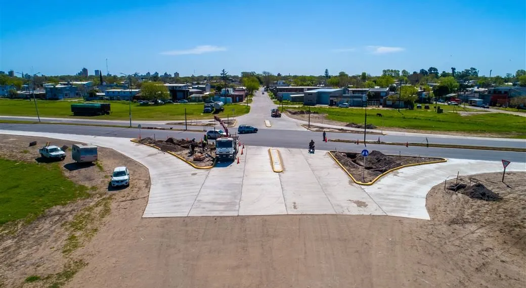 Avanza la obra de semaforización en Circunvalación y Posadas