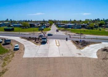 Avanza la obra de semaforización en Circunvalación y Posadas