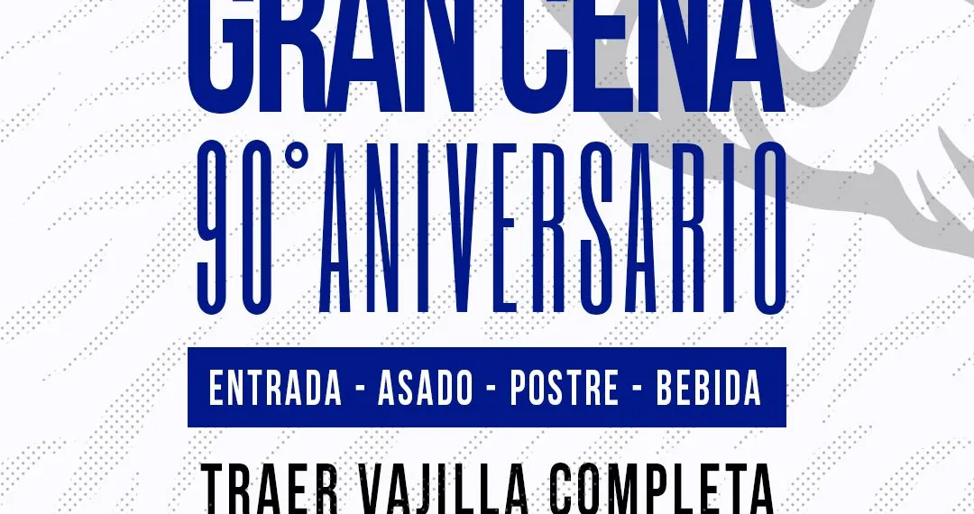 Argentino organiza la cena por sus 90 años