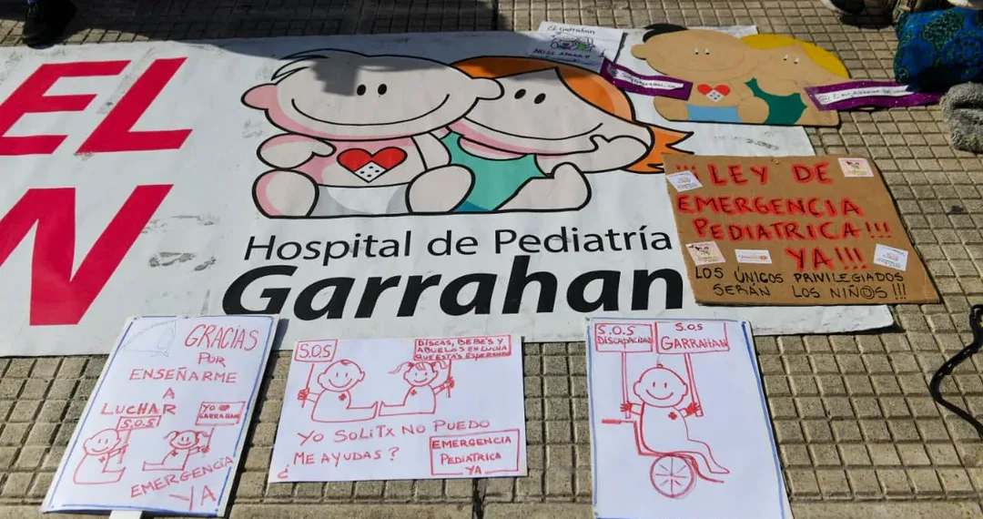 Milei también rechazó la Emergencia en el Garrahan